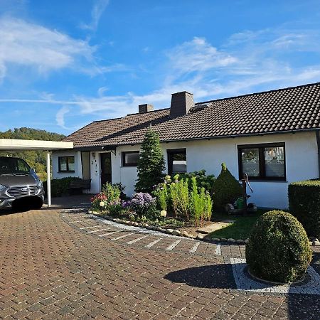 Ferienwohnung Talblick Ahnatal Bagian luar foto