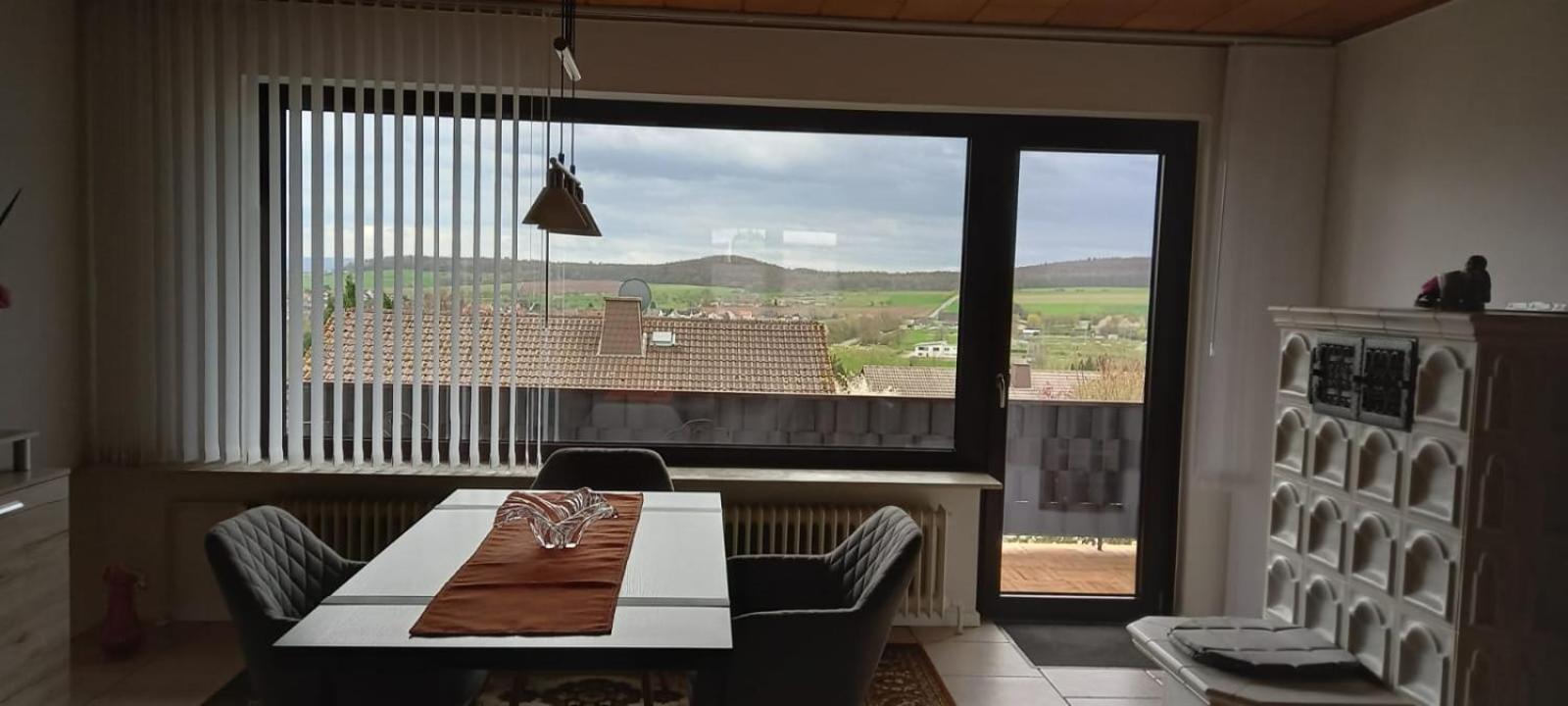 Ferienwohnung Talblick Ahnatal Bagian luar foto